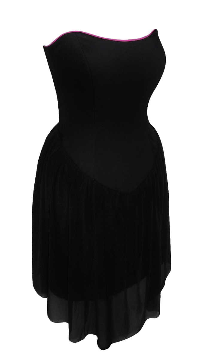 Robe noire courte