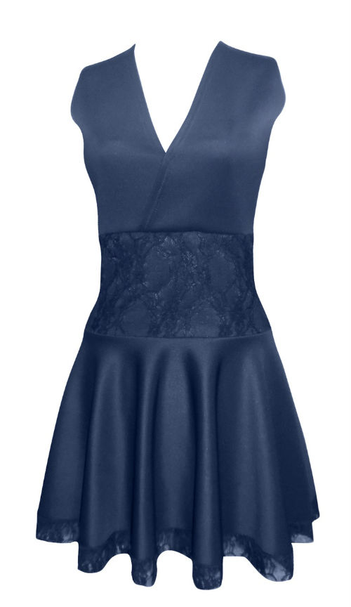 robe bleu marine